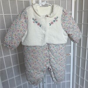Dave & Bella Floral Winter Jumper | 9M